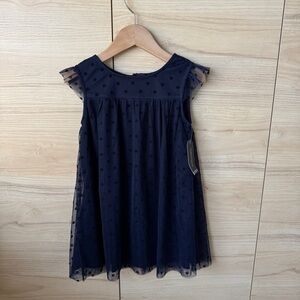Nautica Navy Polka Dot Kids Dress